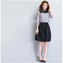 2016 Späteste Art- und Weisekurzschluß-Frauen-mini einfache kundenspezifische Röcke